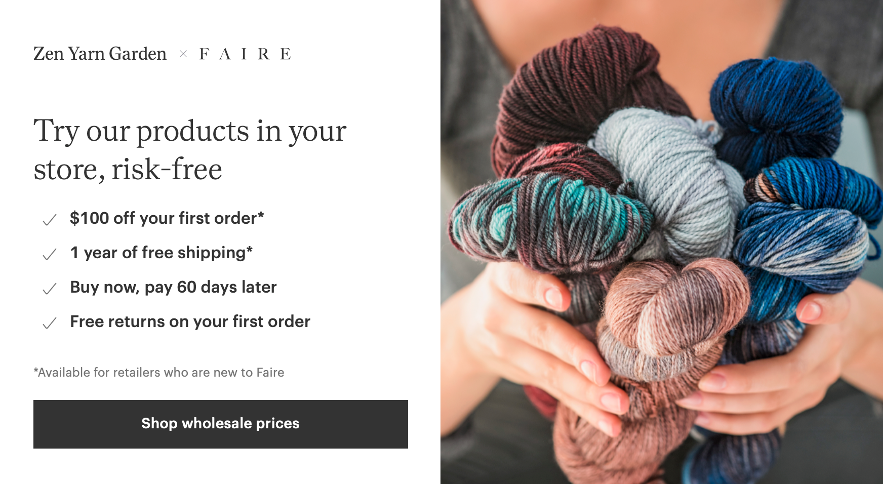 Embrace Creativity and Savings: Wholesale Bliss with Zen Yarn Garden at Faire.com