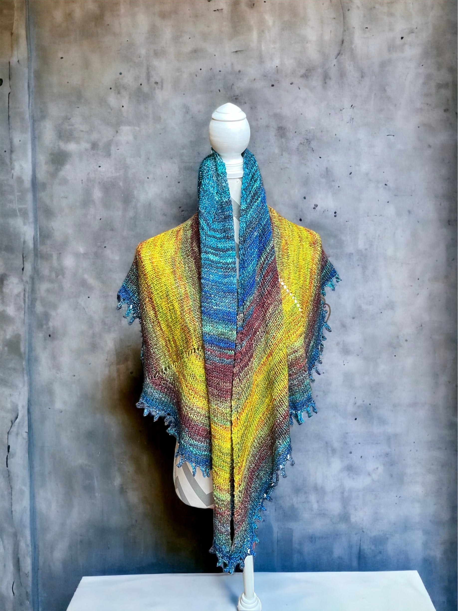 Brighter Days Shawl Kit (Yarn + Pattern)