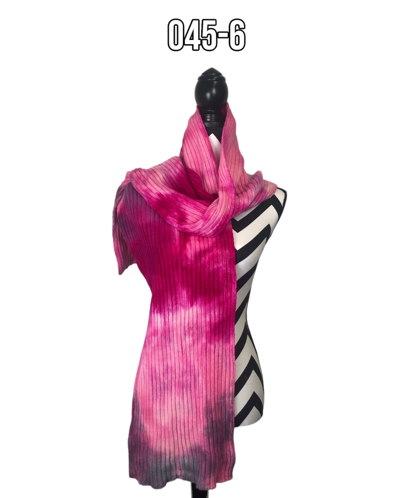 Hand Dyed Double Ribbed Scarf - 045