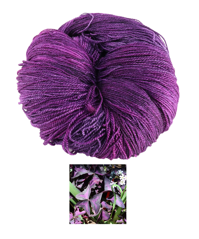 Serenity Silk + - ART WALK Purple Shamrock