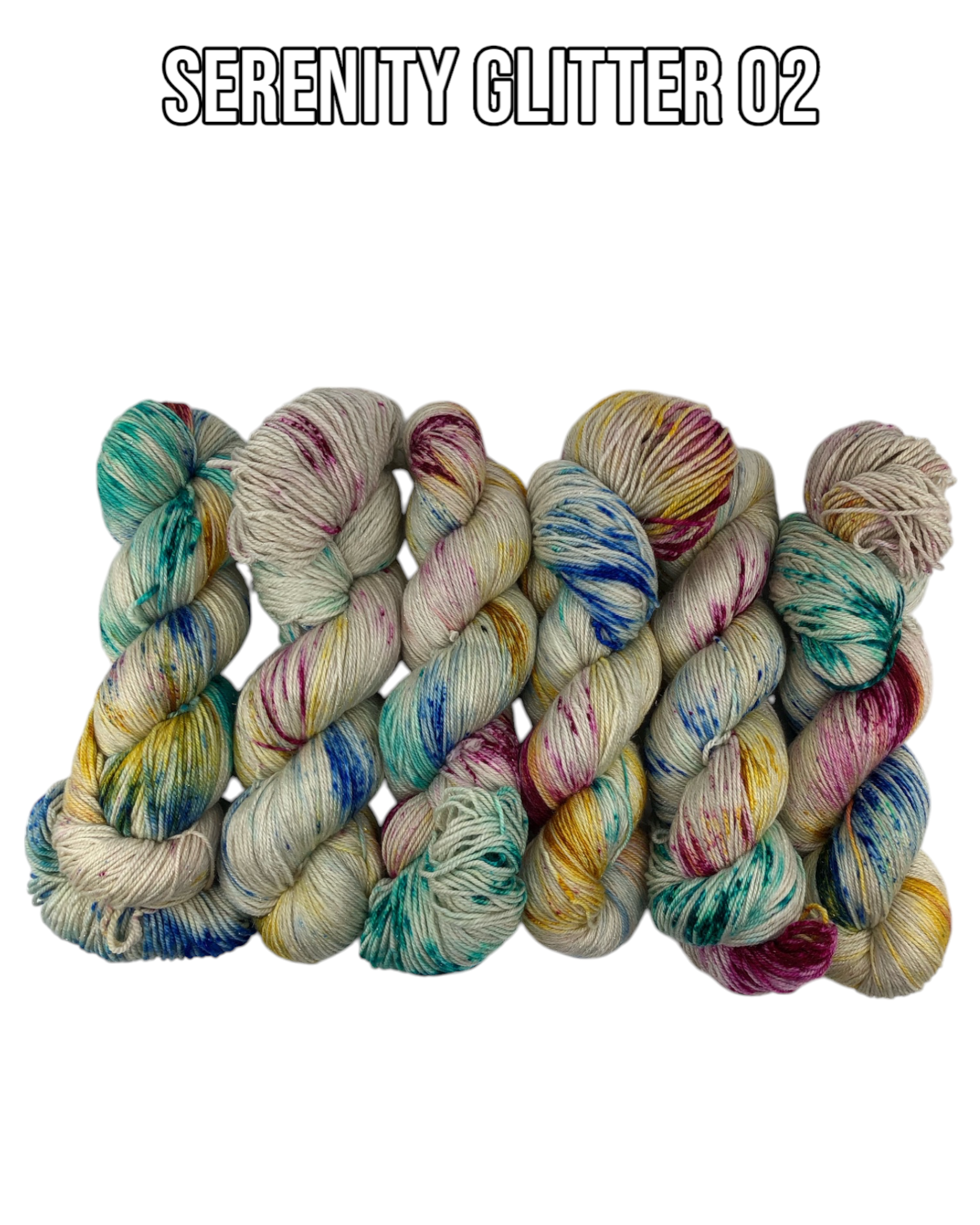 Serenity Glitter - 02 (100g skeins)