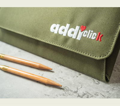 addi Click Olive Wood Tip Interchangeable Needle Set