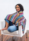 Painting Honeycombs Small Blanket Kit (includes 8 skeins DK & 1 pattern)