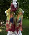 Graffiti Hand dyed Double Ribbed Scarf