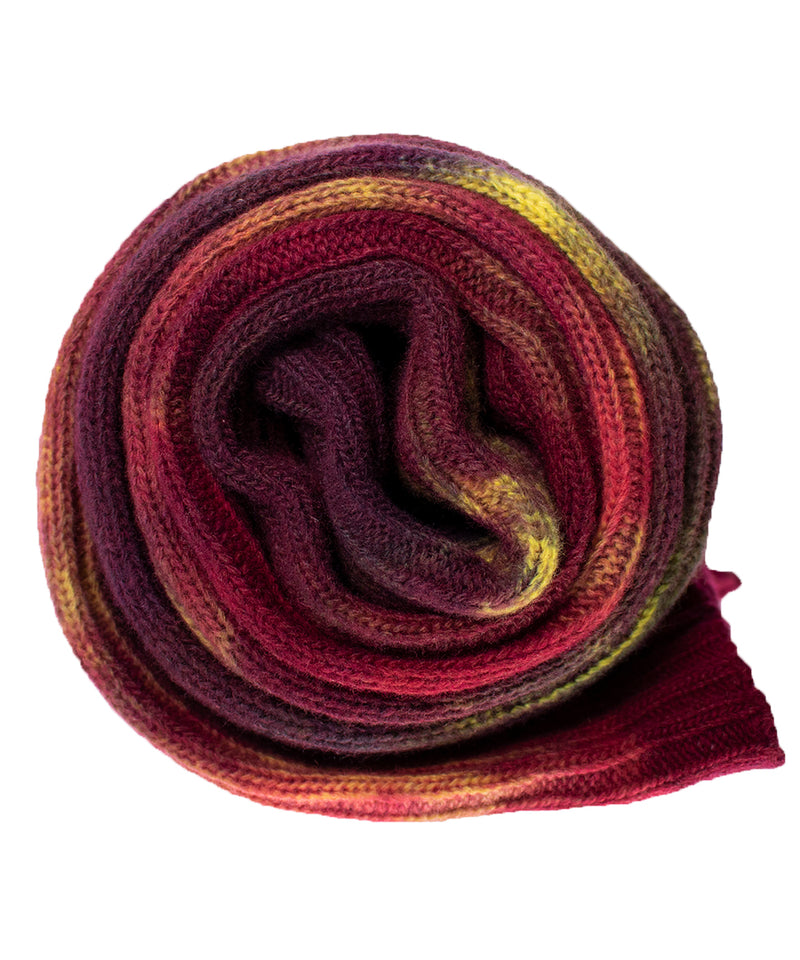 Jewel Hand dyed Double Ribbed Scarf