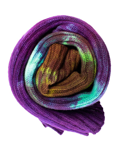 Partygirl Hand dyed Double Ribbed Scarf
