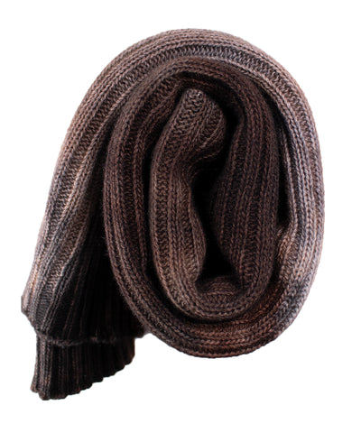 Wrought Iron Hand dyed Double Ribbed Scarf